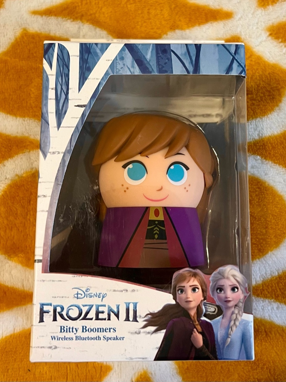 Disney Anna Bitty Boomers Bluetooth Speaker - Purple/Brown/Blue